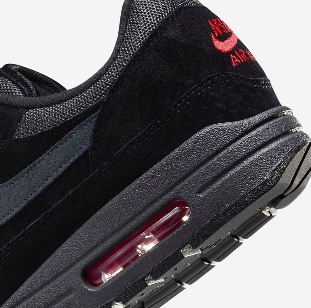 2023年 発売予定！ナイキ エア マックス 1 “ブラック/グレー/レッド” (NIKE AIR MAX 1 “Black/Grey/Red”)