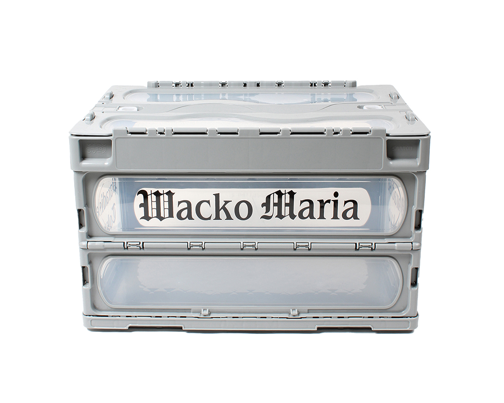 WACKO MARIA FOLDABLE CONTAINER “Grey/Clear”が9/23 発売 (ワコマリア 折りたたみ コンテナ グレー/クリア)