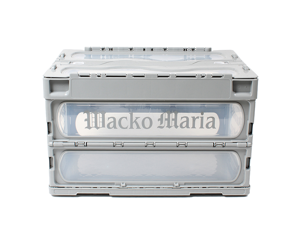 WACKO MARIA FOLDABLE CONTAINER “Grey/Clear”が9/23 発売 (ワコマリア 折りたたみ コンテナ グレー/クリア)