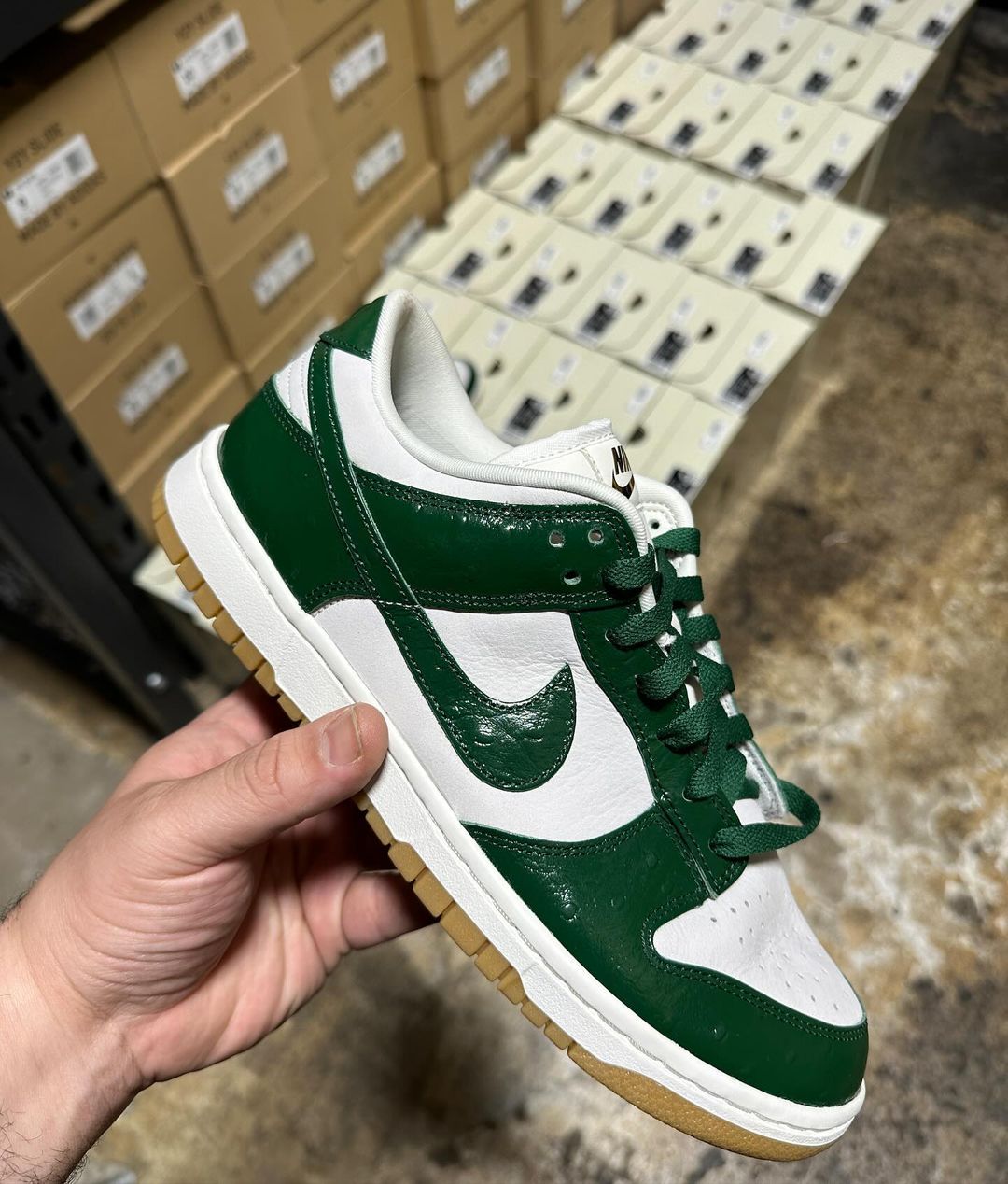 【国内 12/21 順次発売】ナイキ ウィメンズ ダンク ロー “グリーンオーストリッチ” (NIKE WMNS DUNK LOW “Green Ostrich”) [FJ2260-002]