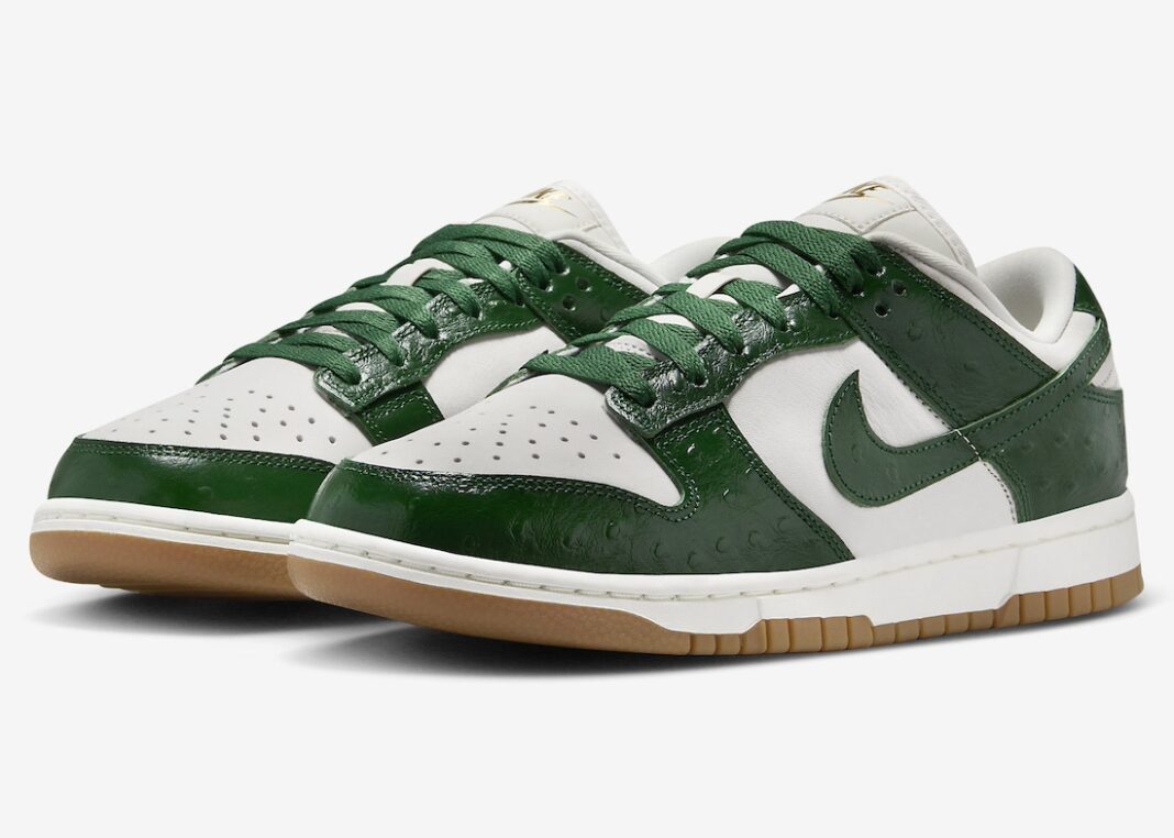 【国内 12/21 順次発売】ナイキ ウィメンズ ダンク ロー “グリーンオーストリッチ” (NIKE WMNS DUNK LOW “Green Ostrich”) [FJ2260-002]