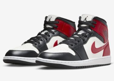 2023年 発売予定！ナイキ ウィメンズ エア ジョーダン 1 ミッド "ブラックトゥ" (NIKE WMNS AIR JORDAN 1 MID "Black Toe") [BQ6472-160]