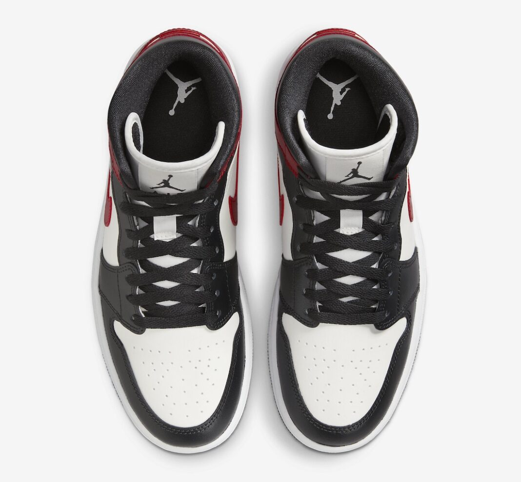 【2024年 3/13  発売】ナイキ ウィメンズ エア ジョーダン 1 ミッド “ブラックトゥ” (NIKE WMNS AIR JORDAN 1 MID “Black Toe”) [BQ6472-160]