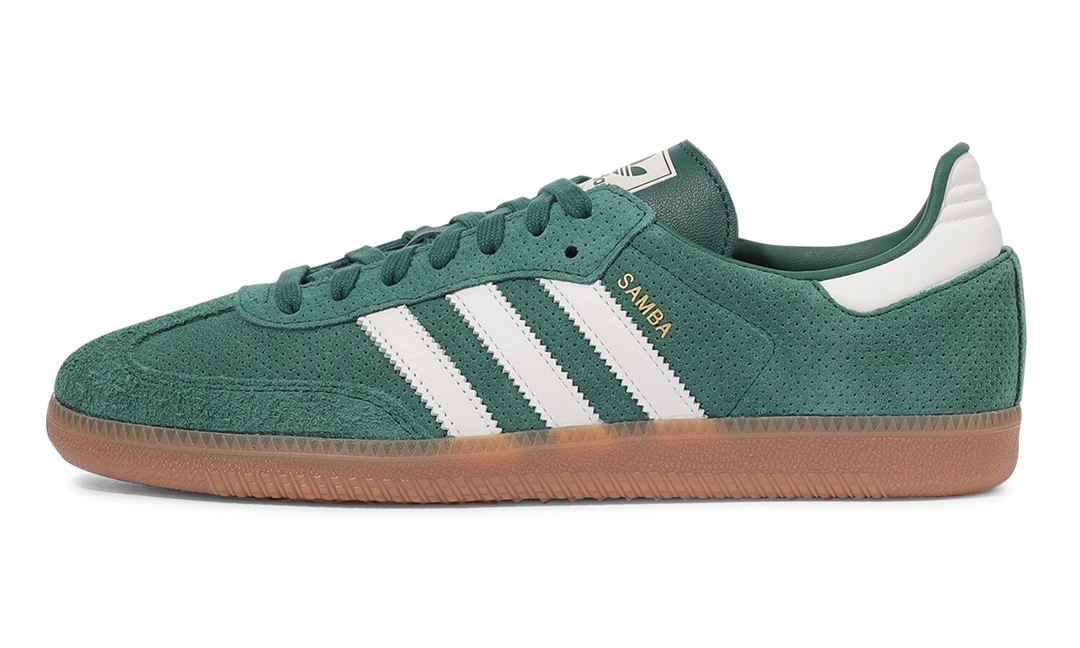 アディダス オリジナルス サンバ OG “カレッジグリーン/コアホワイト/ガム” (adidas Originals SAMBA OG “Orange Rush/White/Gum”) [HP7902]