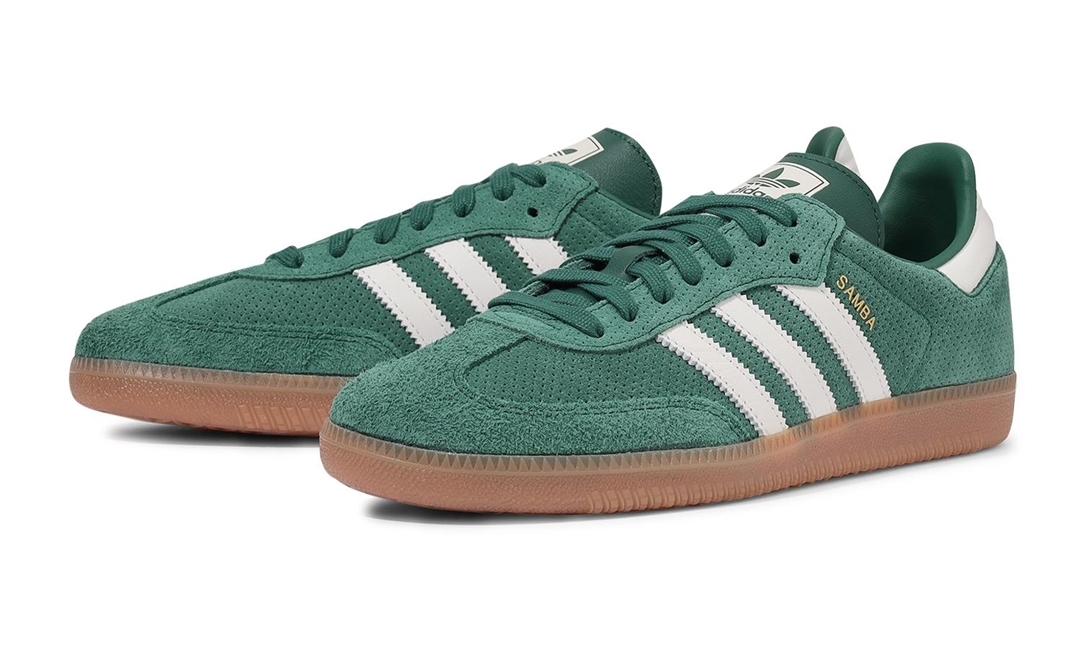 アディダス オリジナルス サンバ OG “カレッジグリーン/コアホワイト/ガム” (adidas Originals SAMBA OG “Orange Rush/White/Gum”) [HP7902]