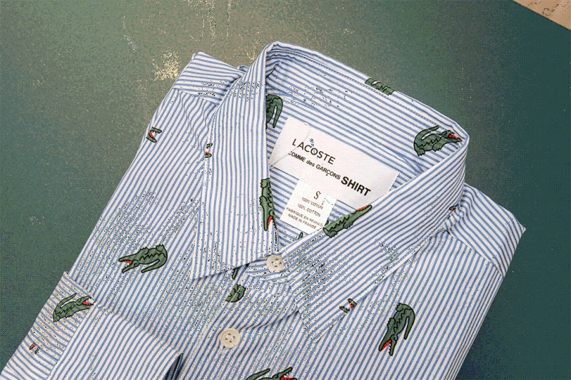 LACOSTE x COMME des GARCONS SHIRT コラボが9/27、10/11、10/25 よりラコステ日比谷店にて限定発売 (ラコステ コム デ ギャルソン・シャツ)