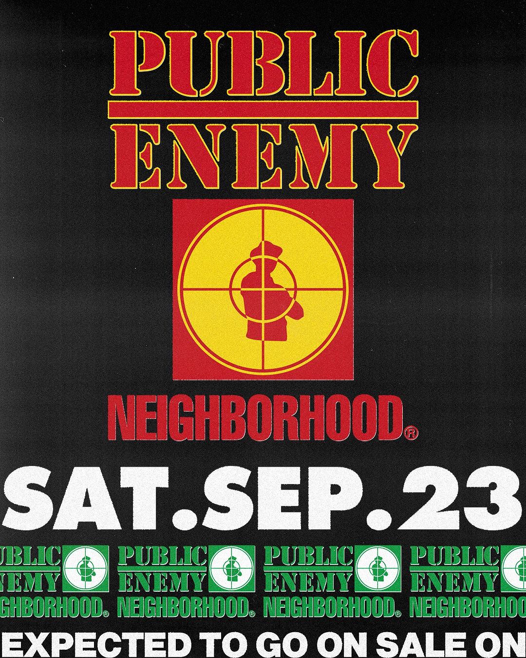 国内 9/23 発売！PUBLIC ENEMY × NEIGHBORHOOD 2023 コラボレーション (パブリック・エネミー ネイバーフッド 2023年)