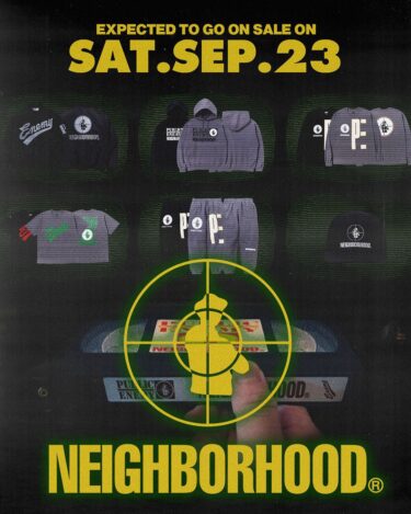 国内 9/23 発売！PUBLIC ENEMY × NEIGHBORHOOD 2023 コラボレーション (パブリック・エネミー ネイバーフッド 2023年)