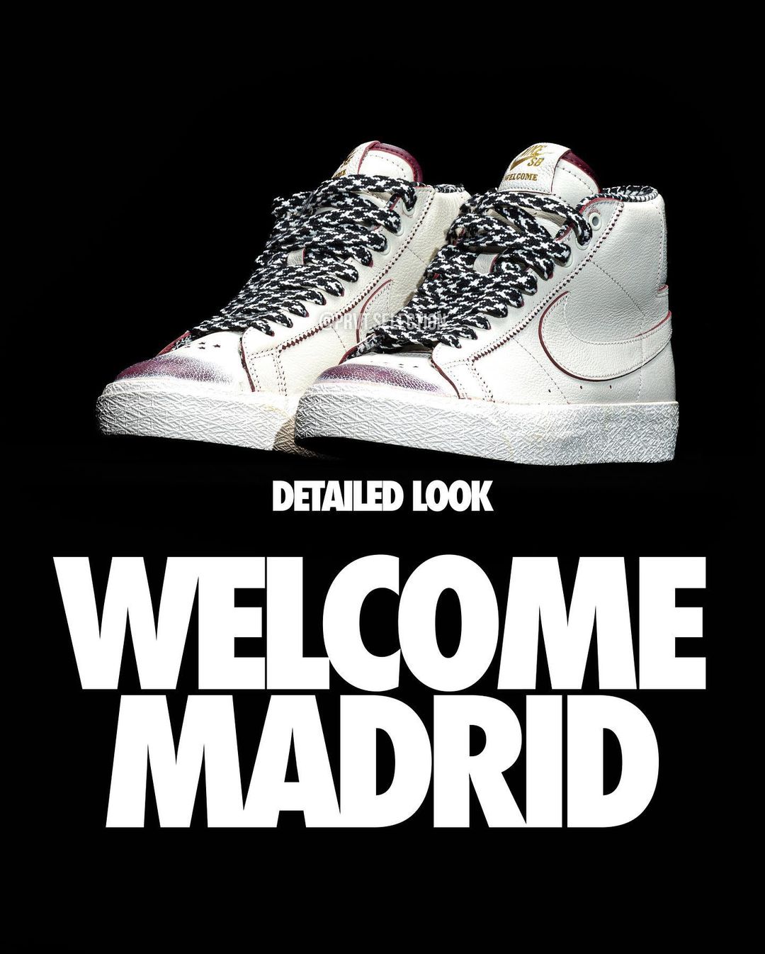 【国内 1/11 発売】Welcome Skateshop Madrid x Nike SB BLAZER MID (ウェルカム スケートショップ マドリード ナイキ SB ブレーザー ミッド) [FQ0795-100]