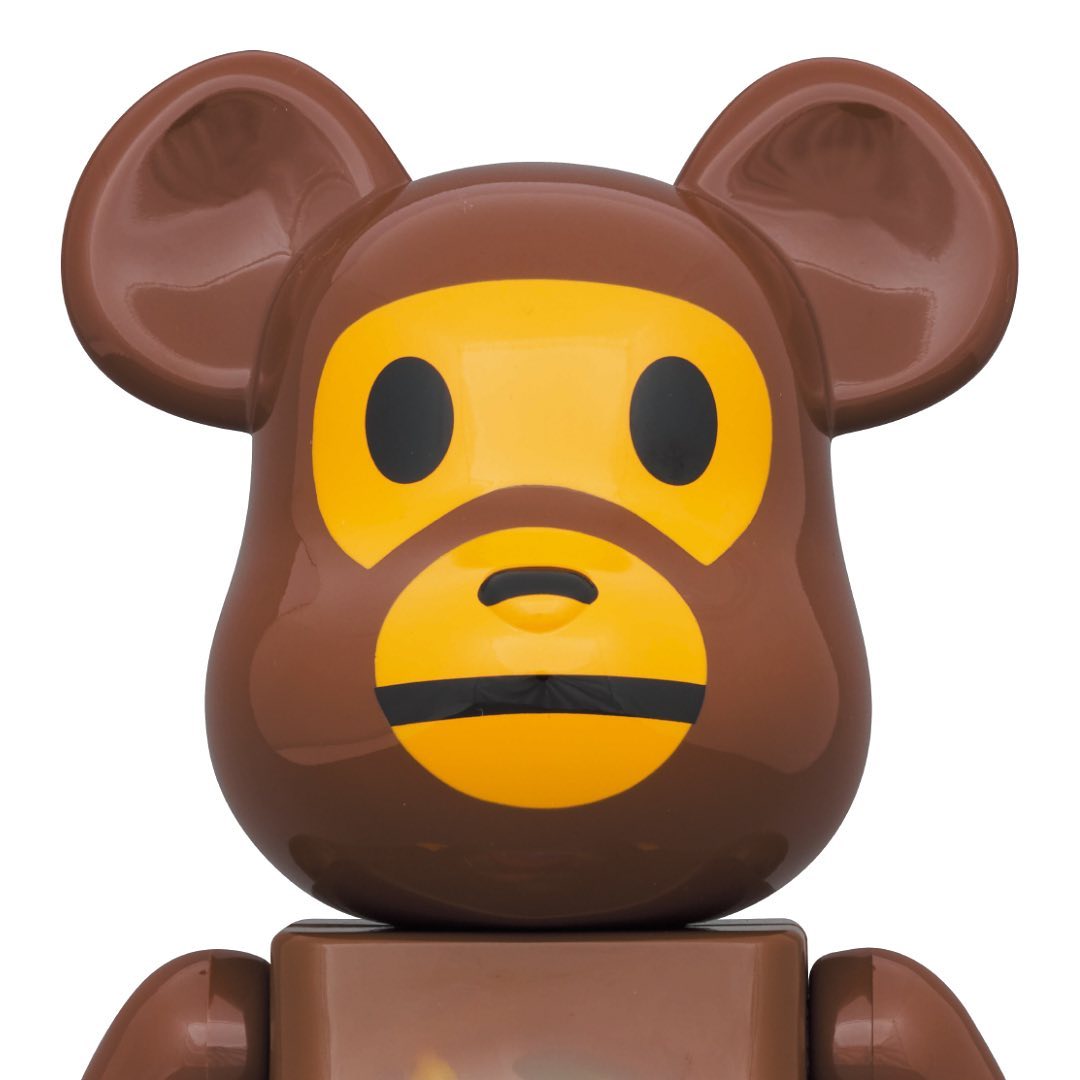 9/9 発売！BE@RBRICK × A BATHING APE ブランド設立30周年を記念した新作「BABY MILO(R) AND BANANA 100% & 400%/1000%」 (ベアブリック ア ベイシング エイプ)