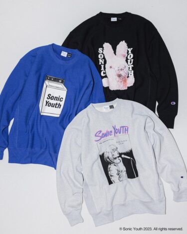 Champion × SONIC YOUTH × BEAMS トリプルコラボ REVERSE WEAVE TEEが9/9 発売 (チャンピオン ソニックユース ビームス)