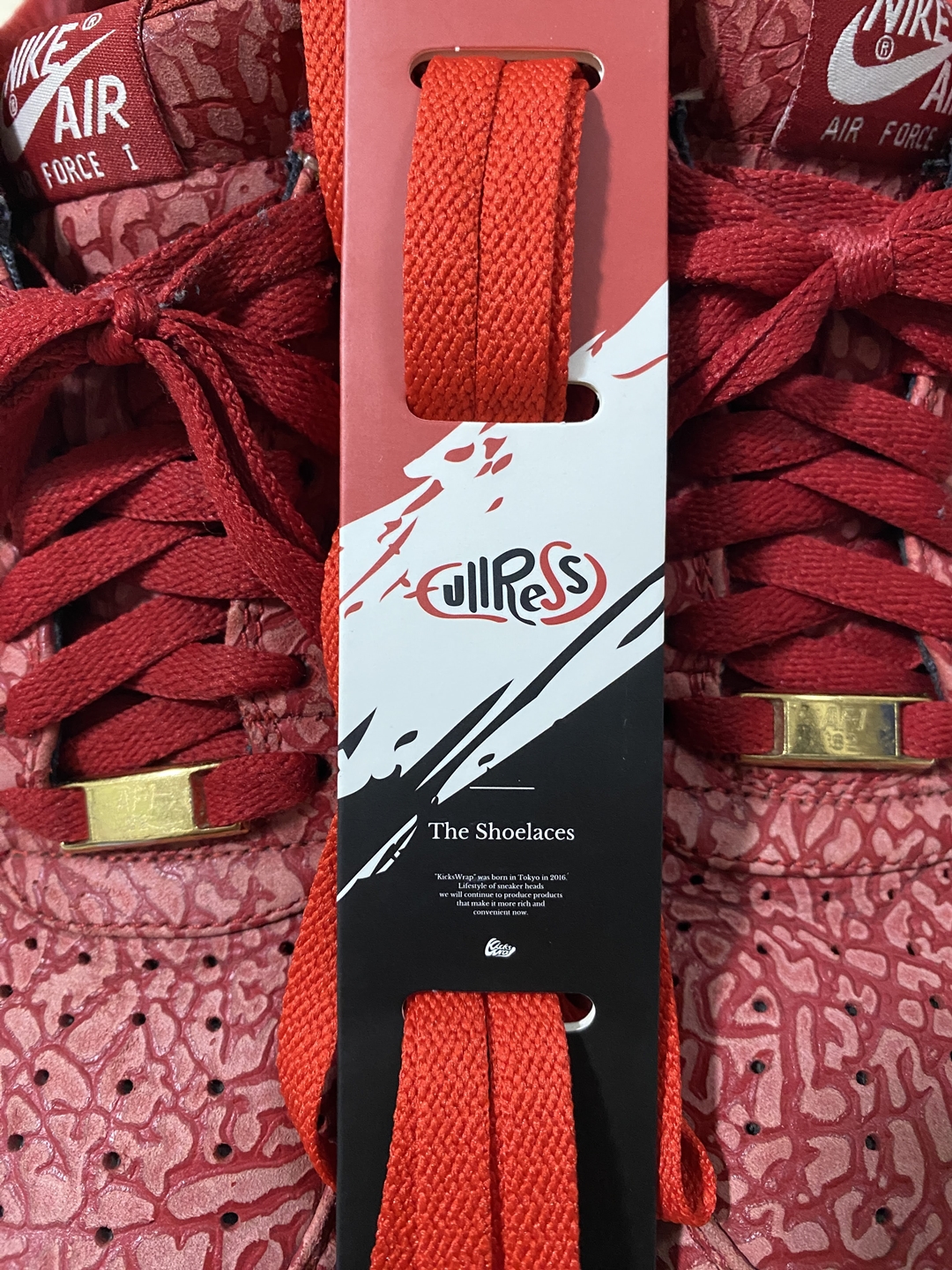 【9/9 20:00 数量限定発売】Fullress × KicksWrap 別注 “The Shoelaces” True Redがオンラインにて発売 (キックスラップ)