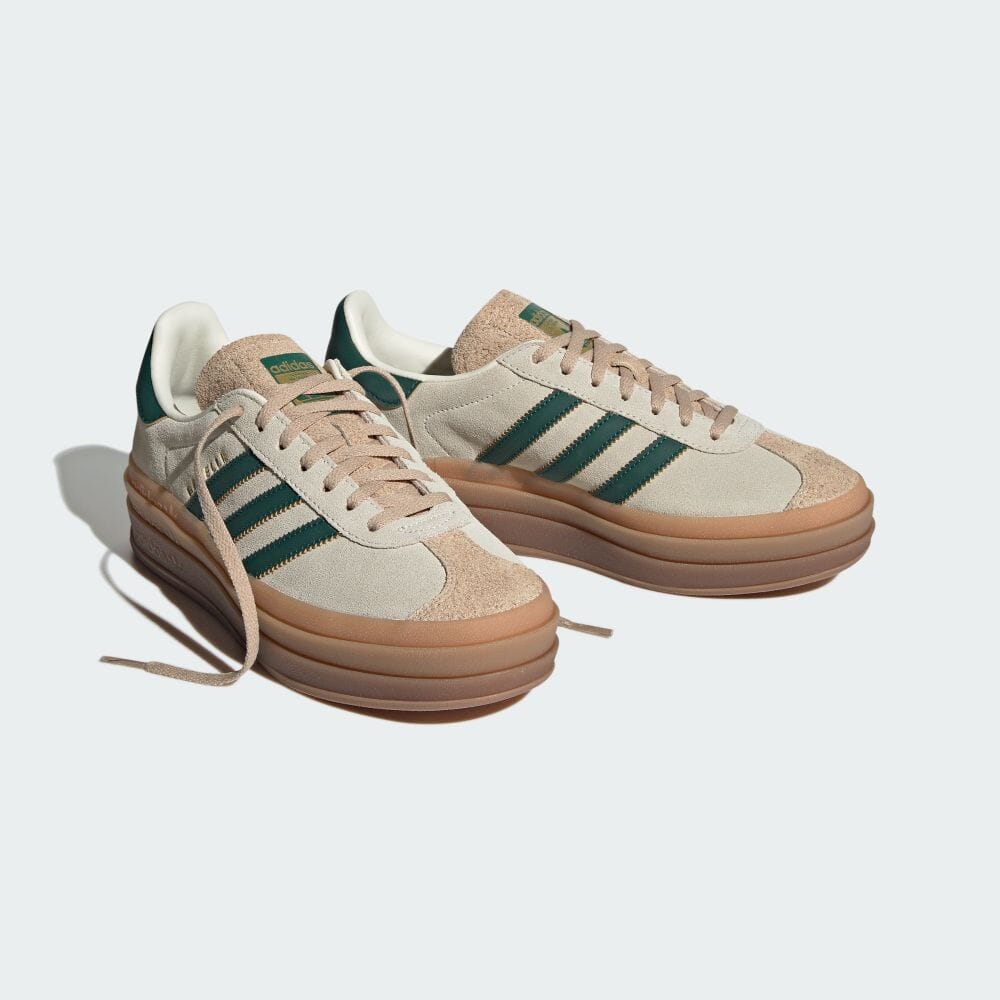 【国内 9/15 発売】adidas Originals WMNS GAZELLE BOLD “Cream White/Collegiate Green” (アディダス オリジナルス ウィメンズ ガゼル ボールド “クリームホワイト/カレッジグリーン”) [ID7056]