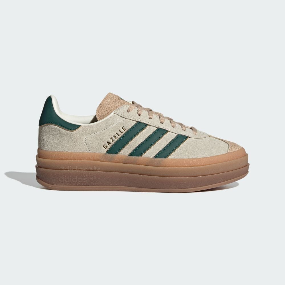 【国内 9/15 発売】adidas Originals WMNS GAZELLE BOLD “Cream White/Collegiate Green” (アディダス オリジナルス ウィメンズ ガゼル ボールド “クリームホワイト/カレッジグリーン”) [ID7056]