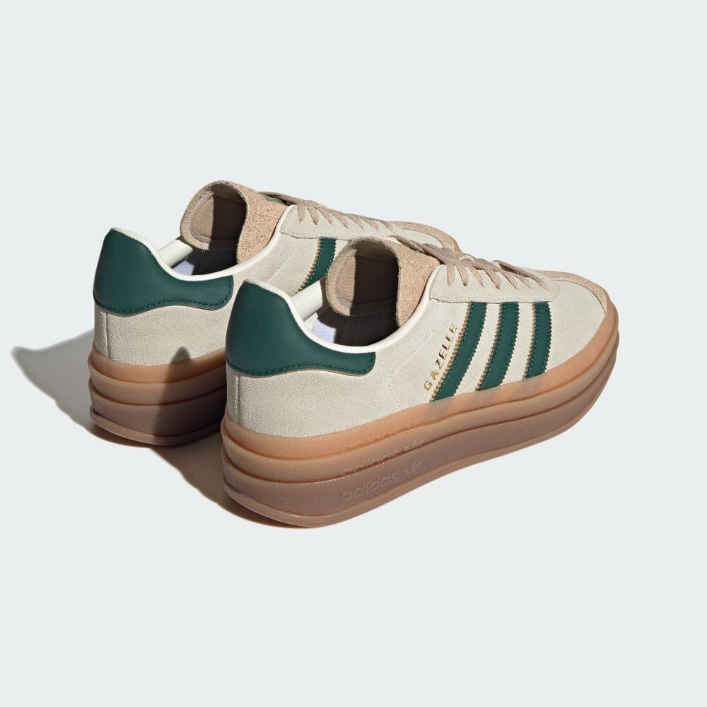 【国内 9/15 発売】adidas Originals WMNS GAZELLE BOLD “Cream White/Collegiate Green” (アディダス オリジナルス ウィメンズ ガゼル ボールド “クリームホワイト/カレッジグリーン”) [ID7056]