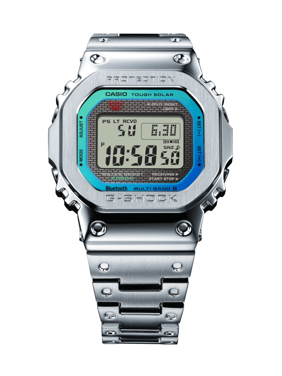 【国内 10/13 発売予定】マルチカラーとグラデーションを施したフルメタル“G-SHOCK” (Gショック ジーショック)