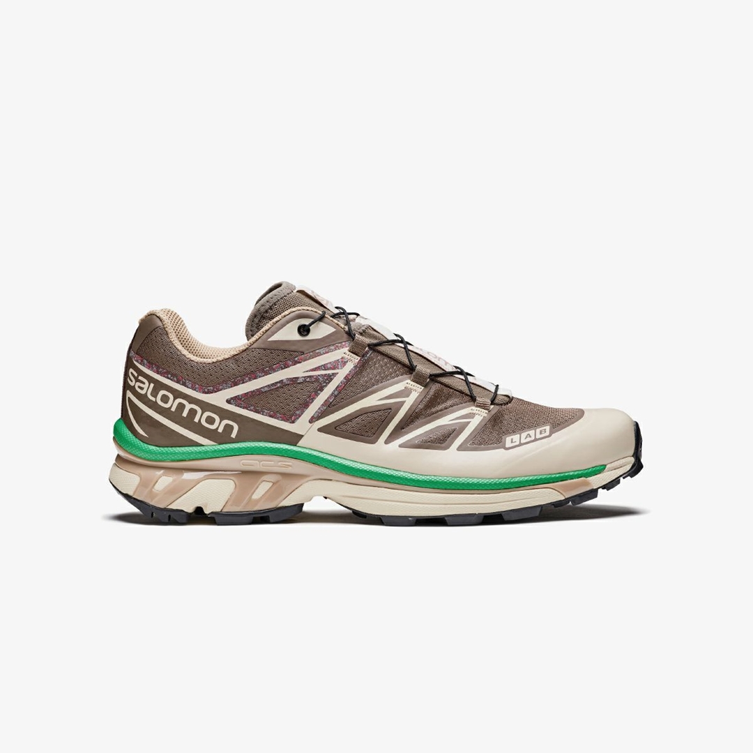 【国内 9/16 発売予定】KICKS LAB. EXCLUSIVE SALOMON XT-6 MINDFUL/SPEEDCROSS 3 MINDFUL “FALCON/ALMOND MILK/BRIGHT GREEN” (サロモン キックスラボ) [l47312000/l47311900]