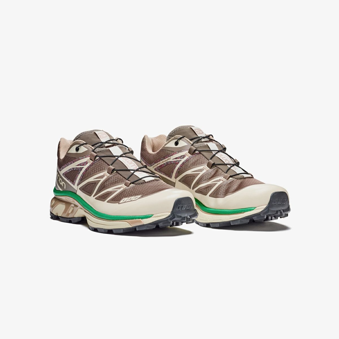 【国内 9/16 発売予定】KICKS LAB. EXCLUSIVE SALOMON XT-6 MINDFUL/SPEEDCROSS 3 MINDFUL “FALCON/ALMOND MILK/BRIGHT GREEN” (サロモン キックスラボ) [l47312000/l47311900]