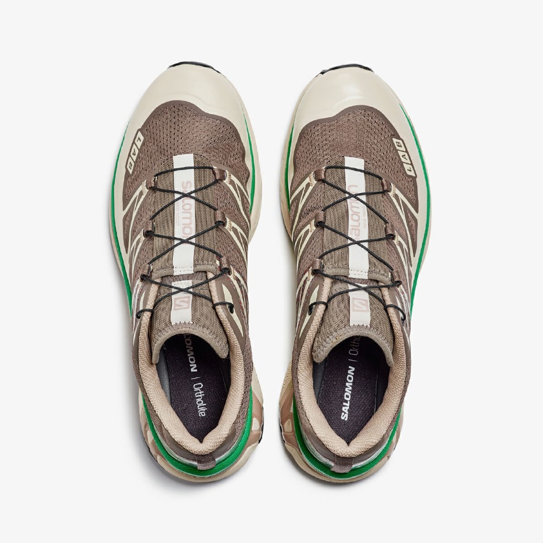 【国内 9/16 発売予定】KICKS LAB. EXCLUSIVE SALOMON XT-6 MINDFUL/SPEEDCROSS 3 MINDFUL “FALCON/ALMOND MILK/BRIGHT GREEN” (サロモン キックスラボ) [l47312000/l47311900]