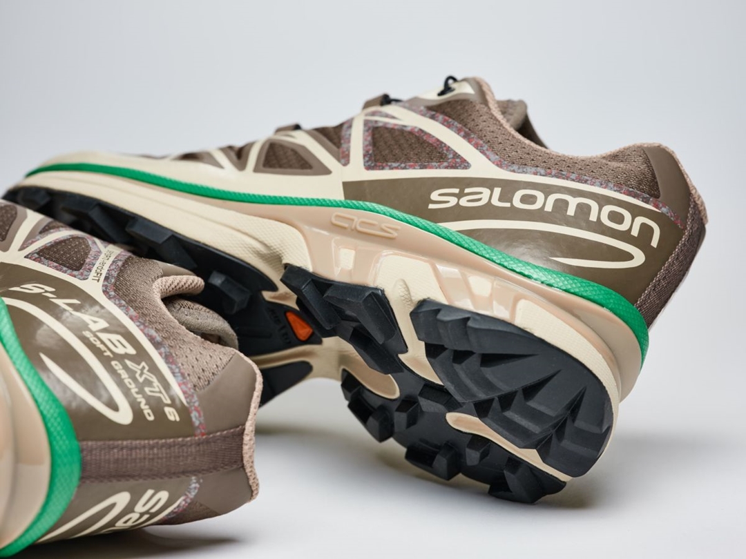 【国内 9/16 発売予定】KICKS LAB. EXCLUSIVE SALOMON XT-6 MINDFUL/SPEEDCROSS 3 MINDFUL “FALCON/ALMOND MILK/BRIGHT GREEN” (サロモン キックスラボ) [l47312000/l47311900]