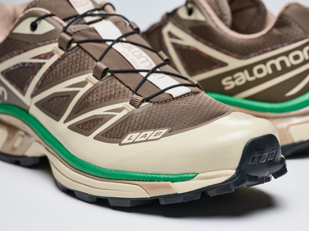 【国内 9/16 発売予定】KICKS LAB. EXCLUSIVE SALOMON XT-6 MINDFUL/SPEEDCROSS 3 MINDFUL “FALCON/ALMOND MILK/BRIGHT GREEN” (サロモン キックスラボ) [l47312000/l47311900]