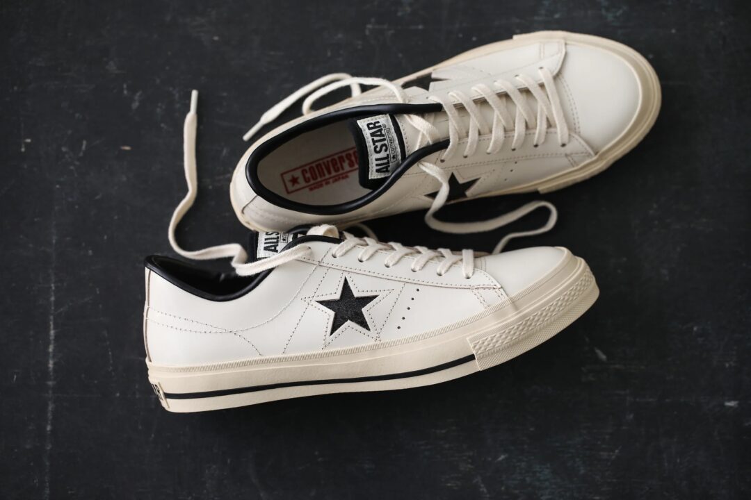 【国内 9/22 発売】クリームカラーのガラスレザーをアッパーに採用した CONVERSE ONE STAR J CP (コンバース ワンスター)