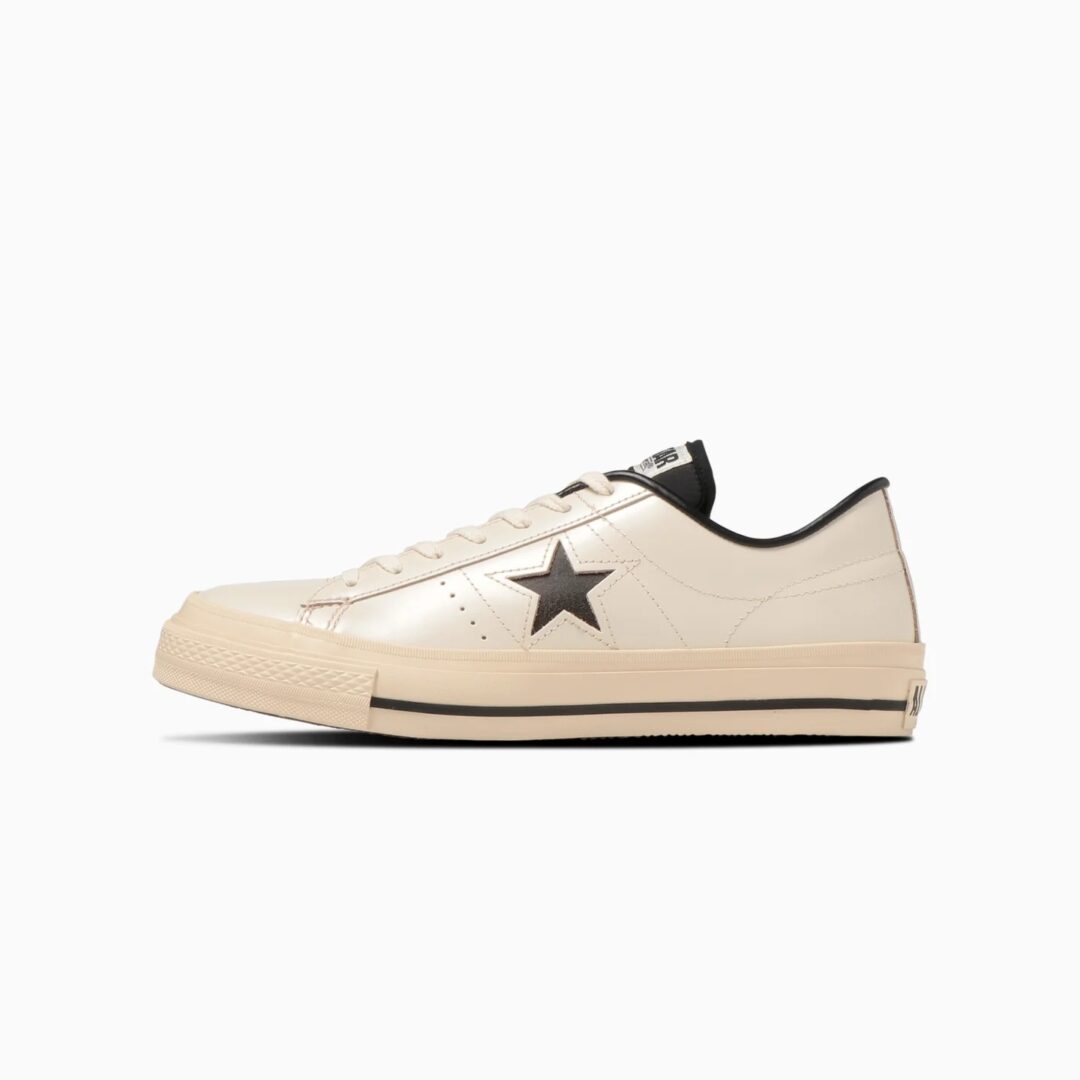 【国内 9/22 発売】クリームカラーのガラスレザーをアッパーに採用した CONVERSE ONE STAR J CP (コンバース ワンスター)