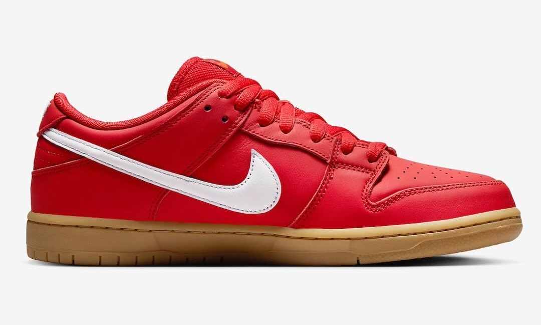 【国内 2024年 5/25 発売】NIKE SB “Orange Label” DUNK LOW ISO “University Red/Gum” (ナイキ エスビー “オレンジレーベル” ダンク ロー “ユニバーシティレッド/ガム”) [FJ1674-600]