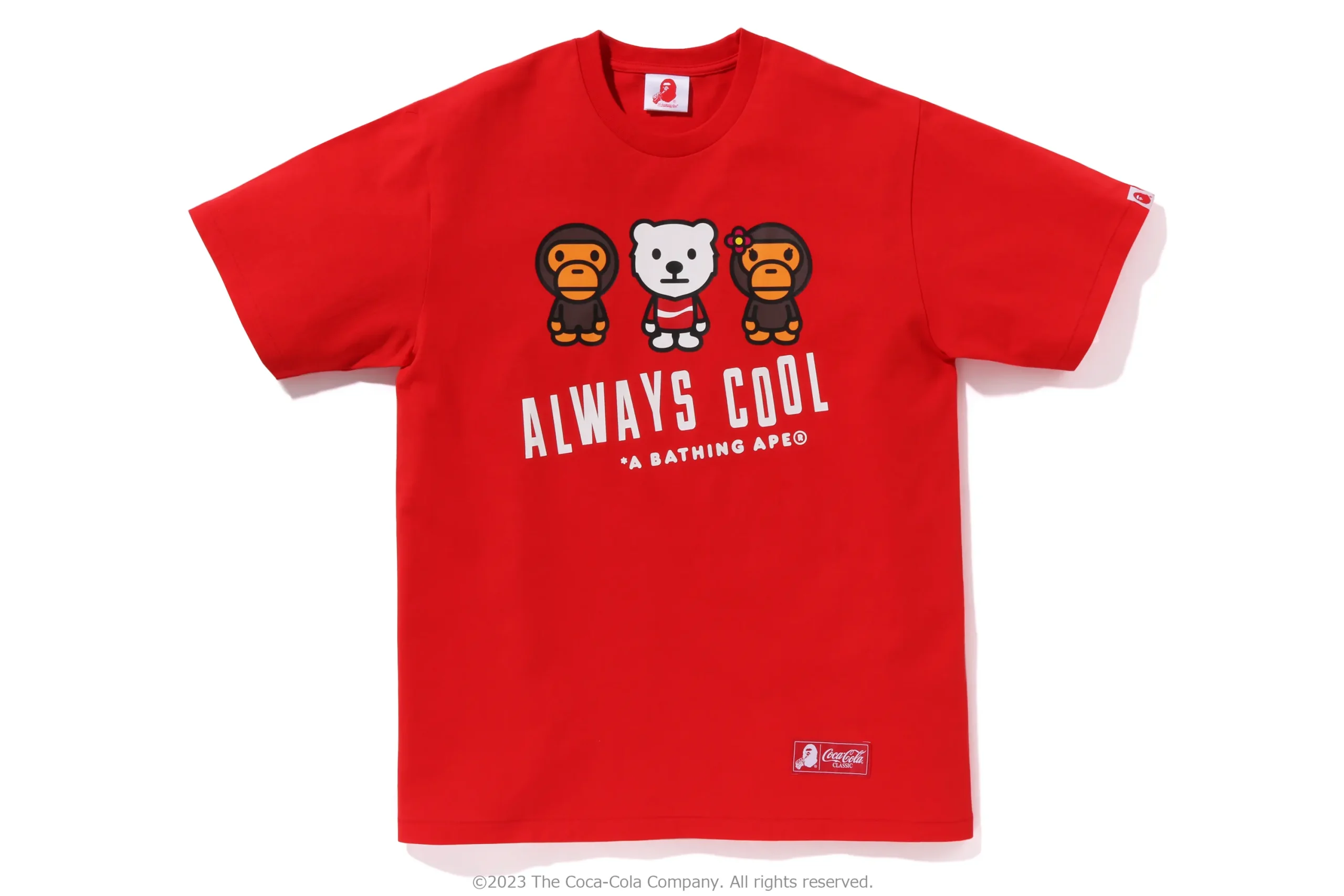 A BATHING APE × Coca-Cola コラボが10/7 発売 (ア ベイシング エイプ コカコーラ)