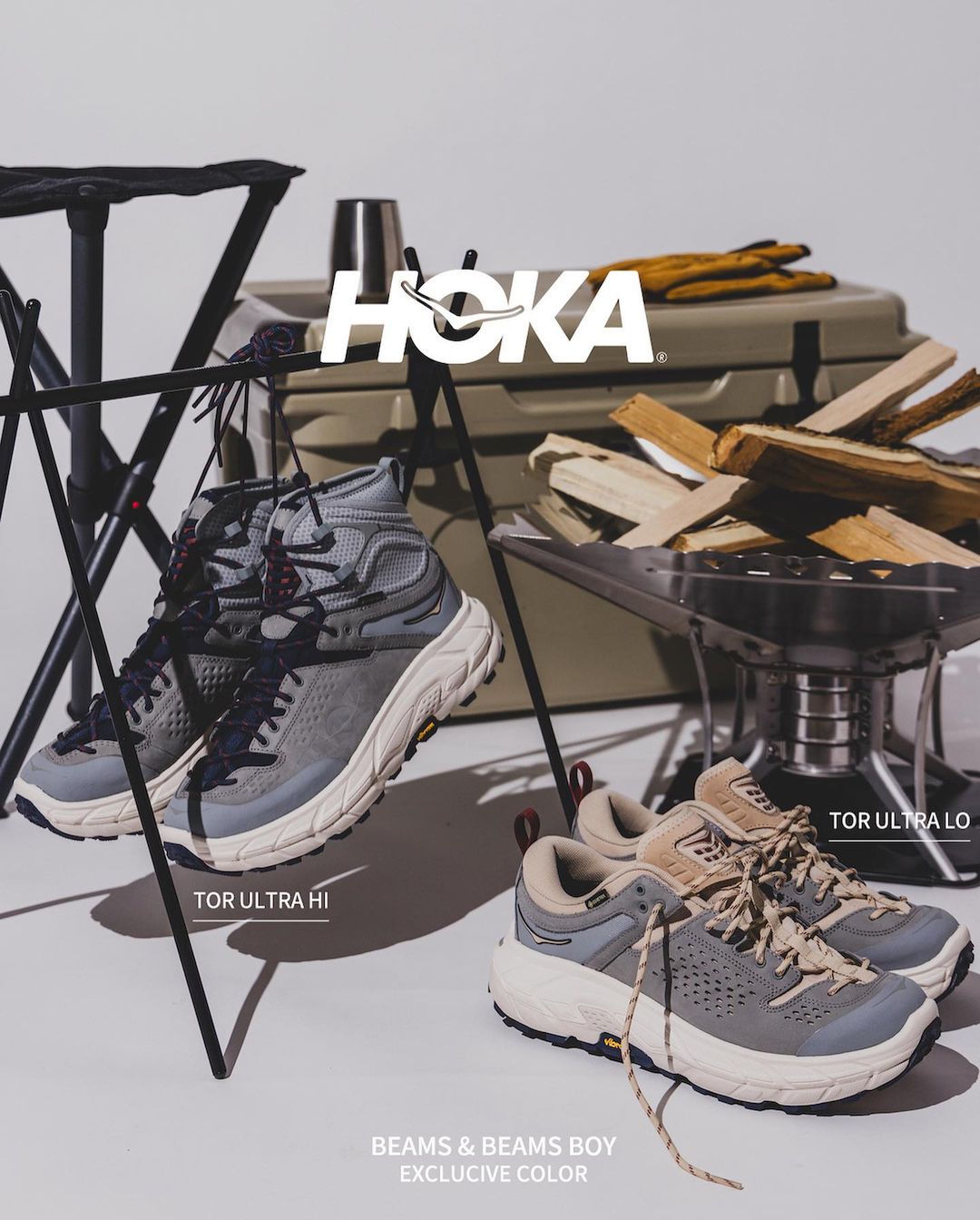 【国内 9/15 発売】BEAMS 限定カラー HOKA ONE ONE TOR ULTRA LO/HI (ビームス ホカ オネオネ)