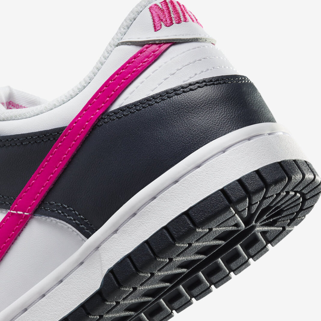 2023年 発売予定！ナイキ GS ダンク ロー “ホワイト/ダークオブシディアン/フィアスピンク” (NIKE GS DUNK LOW “White/Dark Obsidian/Fierce Pink”) [FB9109-401]