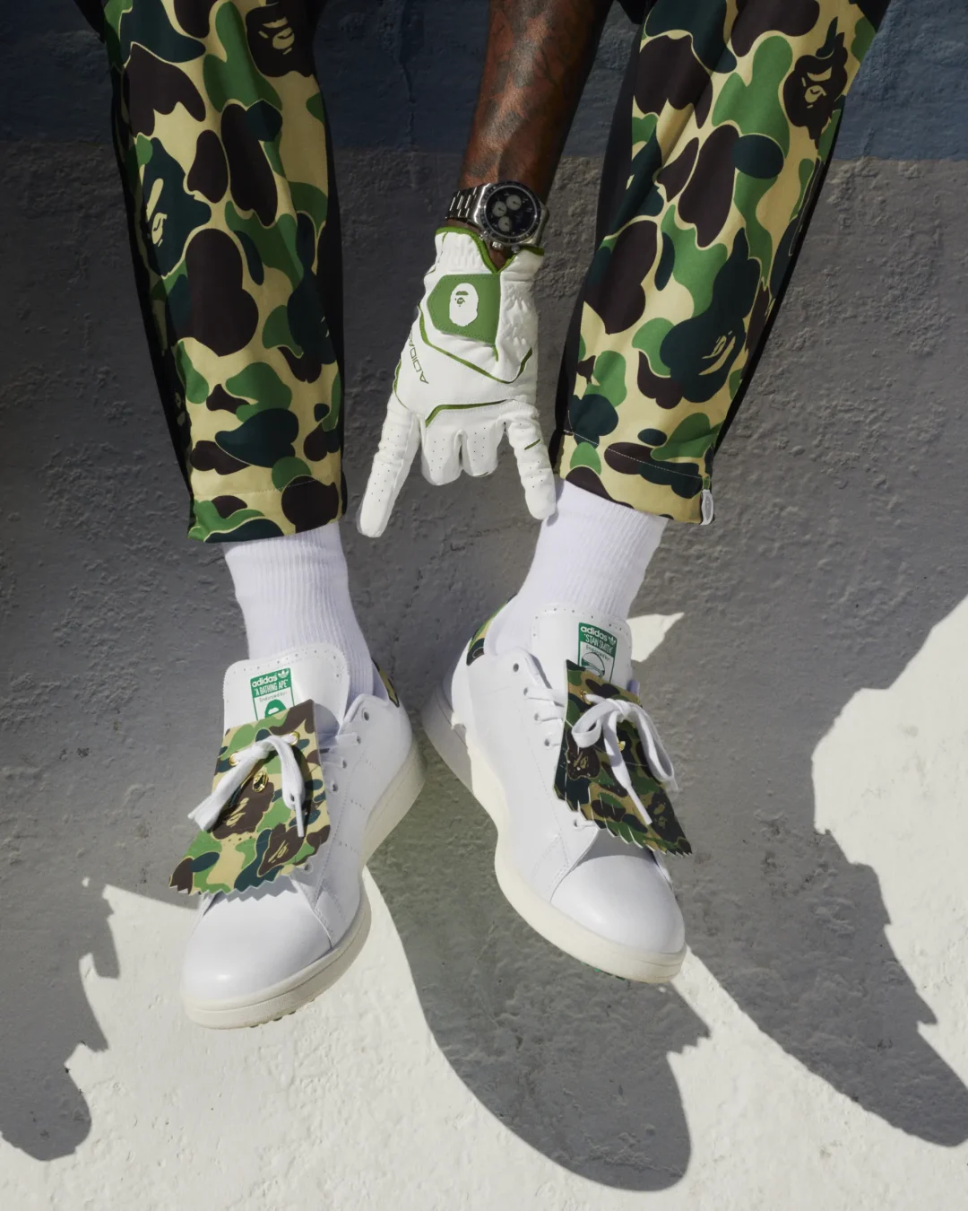 10/21 発売予定！A BATHING APE x adidas GOLF COLLECTION (ア ベイシング エイプ アディダス ゴルフ コレクション) [IG5916]