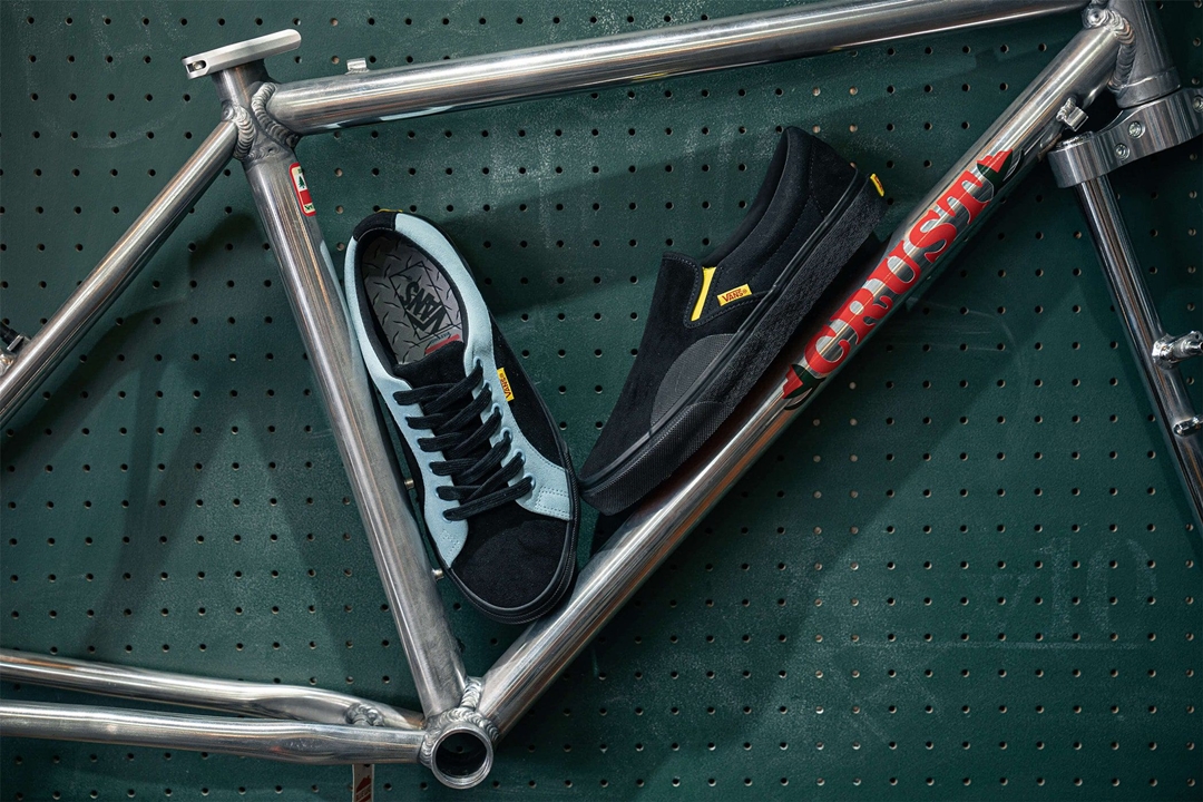 「VANS」とサイクルショップ「BLUE LUG BIKE SHOP」初コラボでLAMPIN/SLIP-ONが9/30 発売 (バンズ ブルーラグ バイクショップ)