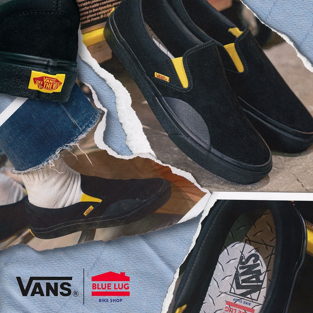 「VANS」とサイクルショップ「BLUE LUG BIKE SHOP」初コラボでLAMPIN/SLIP-ONが9/30 発売 (バンズ ブルーラグ バイクショップ)