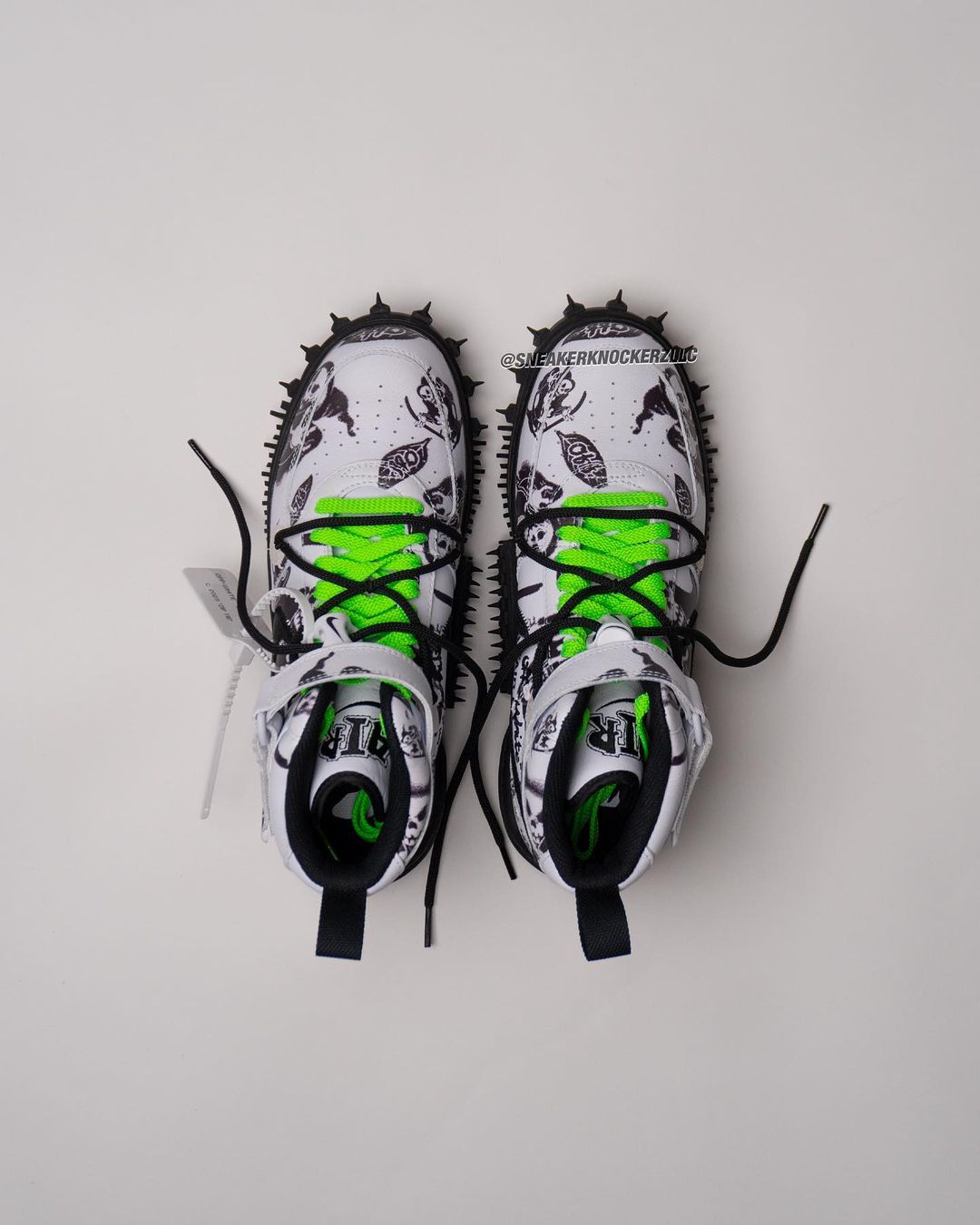 OFF-WHITE x NIKE AIR FORCE 1 MID SP “White/Graffiti/Neon Green” (オフホワイト ナイキ エア フォース 1 ミッド SP “ホワイト/グラフィティ/ネオングリーン”)