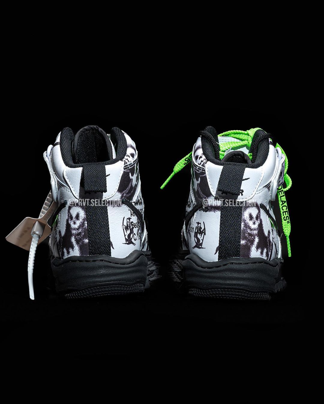 OFF-WHITE x NIKE AIR FORCE 1 MID SP “White/Graffiti/Neon Green” (オフホワイト ナイキ エア フォース 1 ミッド SP “ホワイト/グラフィティ/ネオングリーン”)