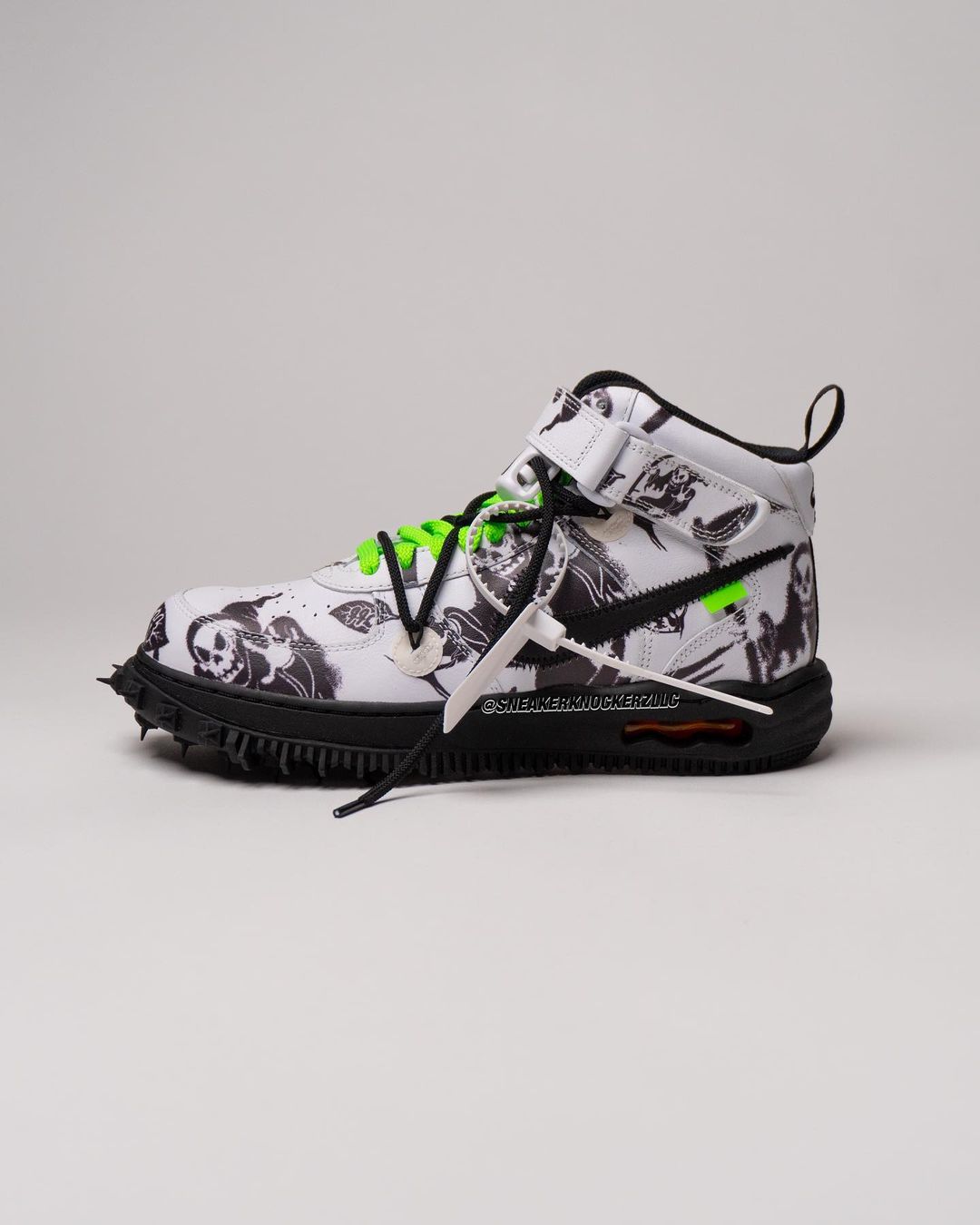 OFF-WHITE x NIKE AIR FORCE 1 MID SP “White/Graffiti/Neon Green” (オフホワイト ナイキ エア フォース 1 ミッド SP “ホワイト/グラフィティ/ネオングリーン”)