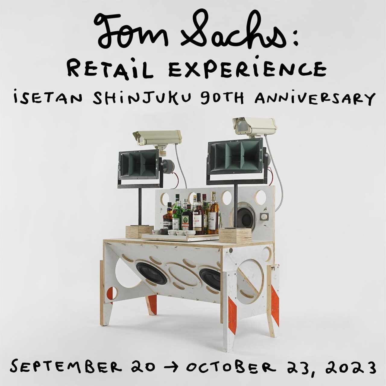 ISETAN THE SPACEにて、Tom Sachs:Retail Experience-トムサックス:店舗体験-が10/2 まで開催 (伊勢丹ザスペース)