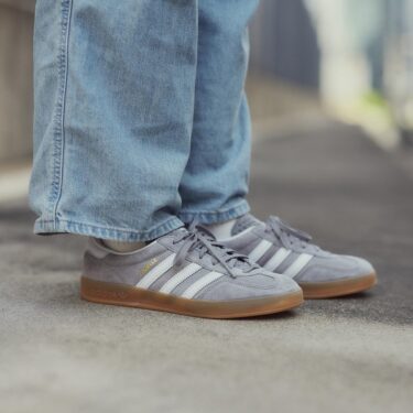 adidas Originals GAZELLE INDOOR “Grey Three/White/Gum” (アディダス オリジナルス ガゼル インドア “グレースリー/ホワイト/ガム”) [ID0978]