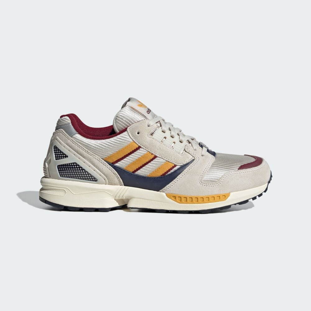 【国内 9/27 発売】アディダス オリジナルス ZX 8000 “アルミナ/プリラブドイエロー/カレッジバーガンディ” (adidas Originals ZX 8000 “Alumina/Pre-Rubbed Yellow/College Burgundy”) [IE0550]