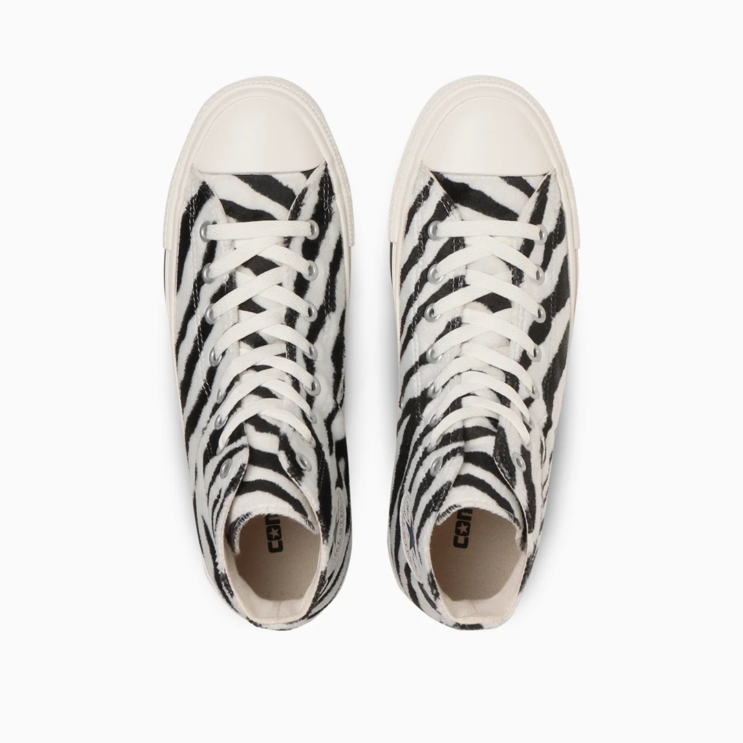 【国内 9/29 発売】ファー素材のゼブラ柄をアッパーに採用した CONVERSE ALL STAR ZEBRAFUR OX/HI (コンバース オールスター ゼブラファー)