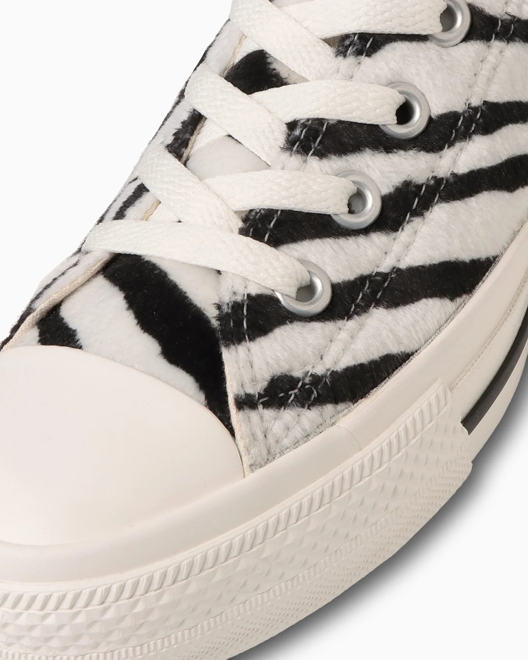 【国内 9/29 発売】ファー素材のゼブラ柄をアッパーに採用した CONVERSE ALL STAR ZEBRAFUR OX/HI (コンバース オールスター ゼブラファー)