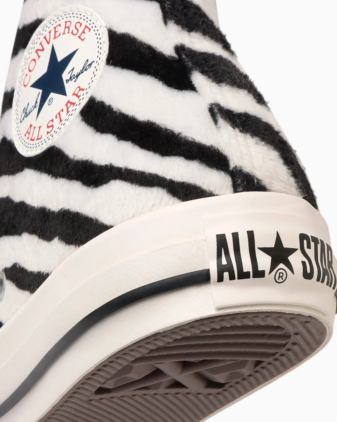 【国内 9/29 発売】ファー素材のゼブラ柄をアッパーに採用した CONVERSE ALL STAR ZEBRAFUR OX/HI (コンバース オールスター ゼブラファー)