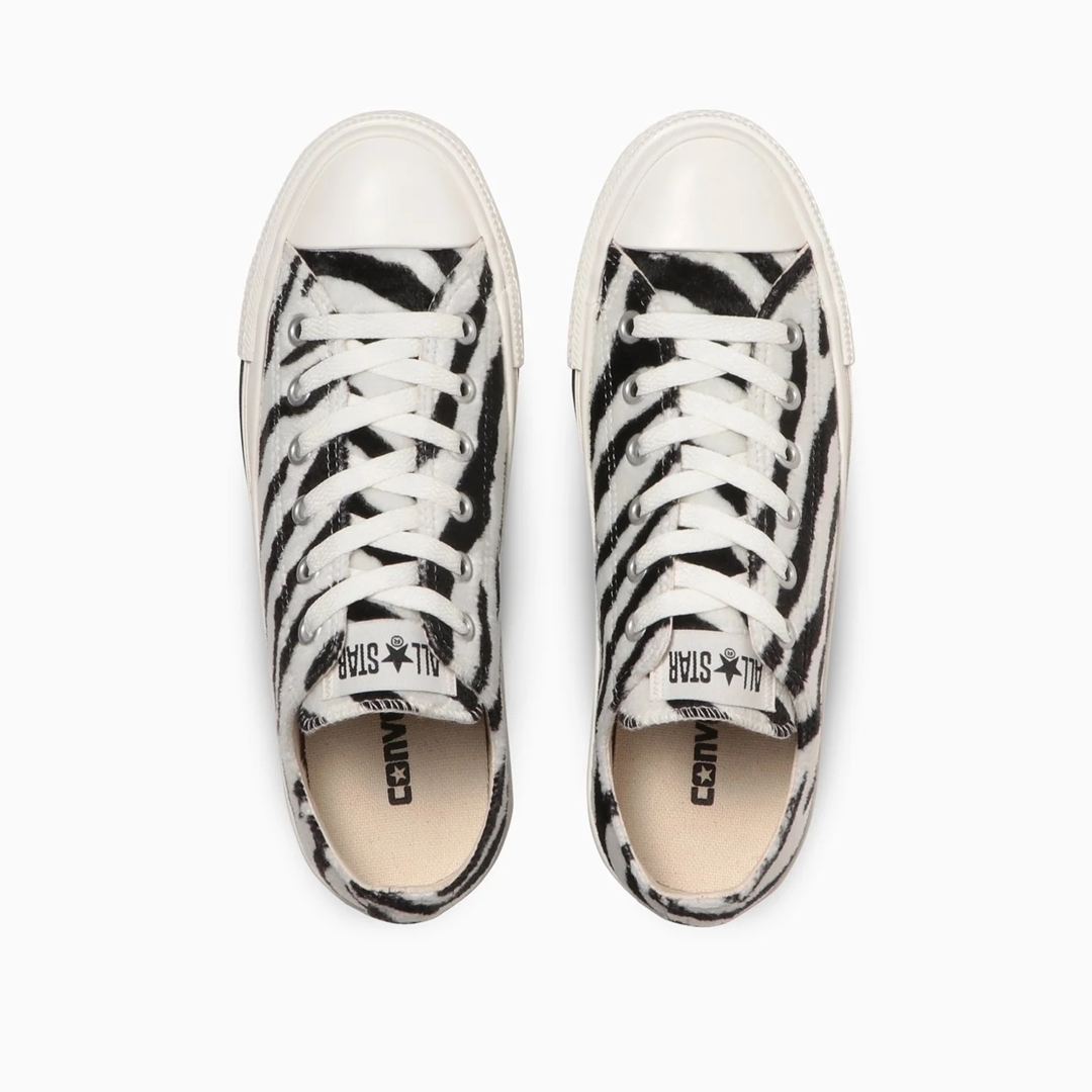 【国内 9/29 発売】ファー素材のゼブラ柄をアッパーに採用した CONVERSE ALL STAR ZEBRAFUR OX/HI (コンバース オールスター ゼブラファー)