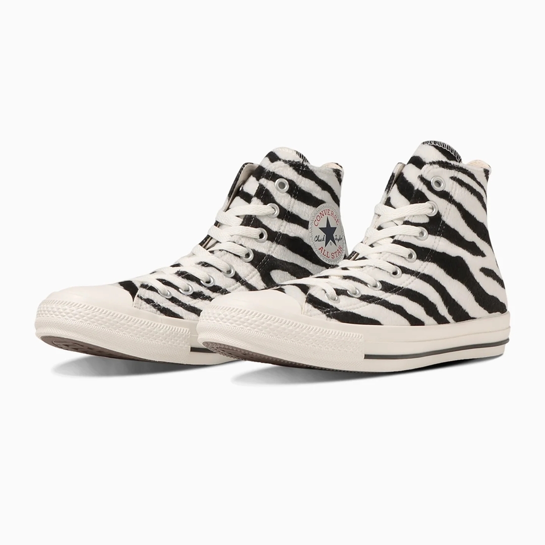 【国内 9/29 発売】ファー素材のゼブラ柄をアッパーに採用した CONVERSE ALL STAR ZEBRAFUR OX/HI (コンバース オールスター ゼブラファー)