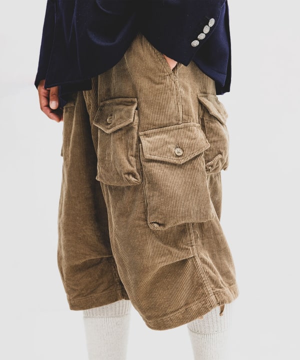 ENGINEERED GARMENTS × BEAMS PLUS 別注 “BDU 3/4 Shorts Corduroy” (エンジニアド ガーメンツ ビームスプラス)