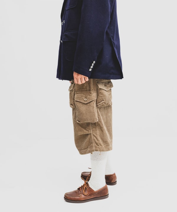 ENGINEERED GARMENTS × BEAMS PLUS 別注 “BDU 3/4 Shorts Corduroy” (エンジニアド ガーメンツ ビームスプラス)