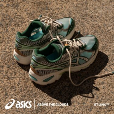 【国内 10/13 発売】ABOVE THE CLOUDS × ASICS GT-2160 “CREAM/SHAMROCK GREEN” (アバーヴ ザ クラウズ アシックス “クリーム/シャムロックグリーン”) [1203A361.100]