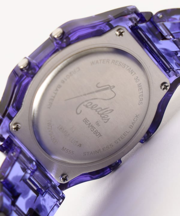 NEEDLES × TIMEX × BEAMS BOY / 別注 Classic Digital Purpleが9/29 発売 (ニードルズ タイメックス ビームスボーイ)