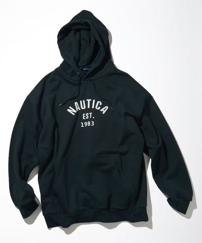 NAUTICA “Felt Patch Arch Logo Sweat Hoodie” (ノーティカ “フェルト パッチ アーチロゴ フーディ”)